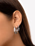 Pendientes Peak Plata